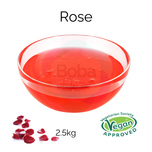 Rose Flavoured Syrup (2.5kg bottle) (BBD 16 Nov 2022)