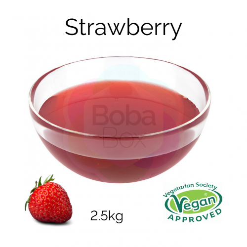 Strawberry Flavoured Syrup (2.5kg bottle)