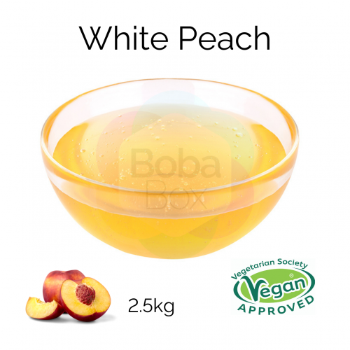 White Peach Flavoured Syrup (2.5kg bottle) (BBD 22 Nov 2022)