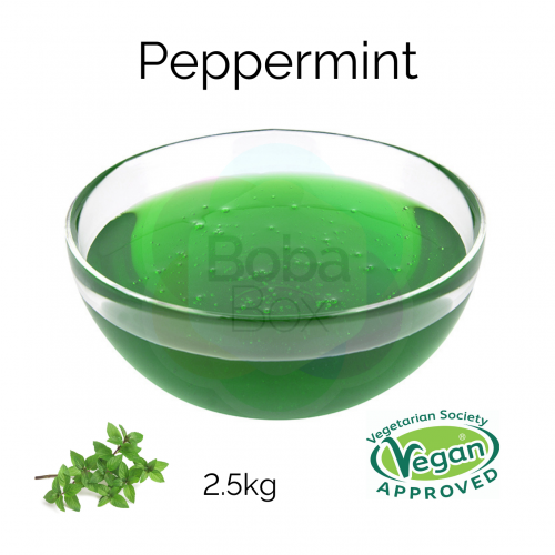 Peppermint Flavoured Syrup (2.5kg bottle) (BBD 16 Nov 2022)