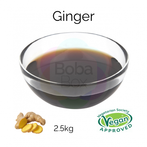Ginger Flavoured Syrup (2.5kg bottle) (BBD 21 Jul 2022)