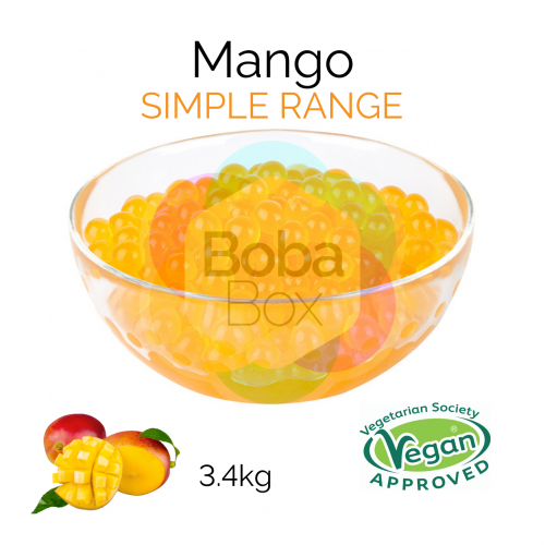 Mango Flavoured Simple Juice Balls (AC) (3.4kg tub) (BBD 09 Aug 2022)