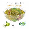 Green Apple Flavoured Simple Juice Balls (AC) (3.4kg tub) (BBD 05 Feb 2022)