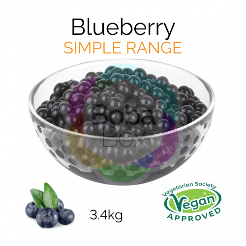 Blueberry Flavoured Simple Juice Balls (AC) (3.4kg tub) (BBD 09 Aug 2022)
