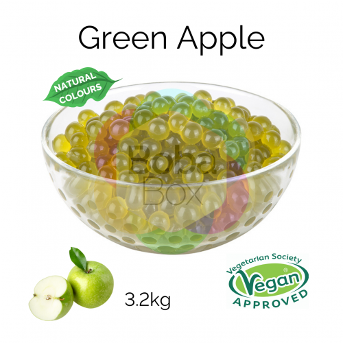 Green Apple Flavoured Juice Balls (NC) (3.2kg tub) (BBD 11 Oct 2022)