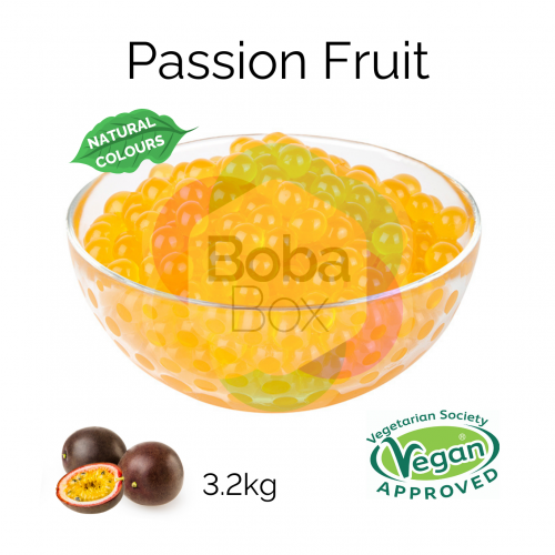 Passion Fruit Flavoured Juice Balls (NC) (3.2kg tub)