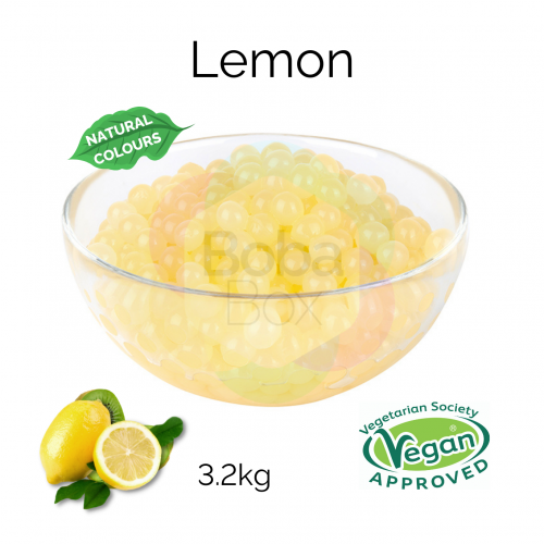 Lemon Flavoured Juice Balls (NC) (3.2kg tub) (BBD 09 Oct 2022)