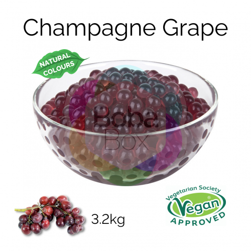 Champagne Grape Flavoured Juice Balls (NC) (3.2kg tub)