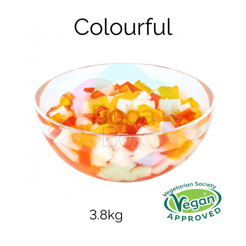 Colourful Coconut Jelly (4kg tub)