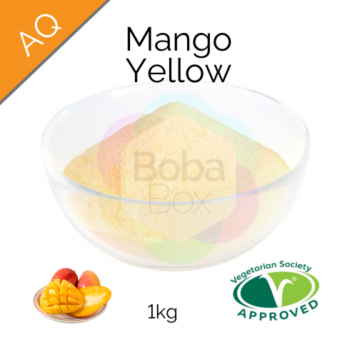 AQ Mango Flavoured Powder (Yellow) (1kg bag)