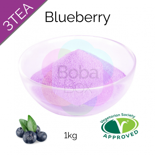 3TEA Blueberry Milk Flavoured Powder (1kg bag)