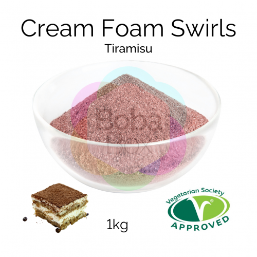 Cream Foam Swirls - Tiramisu (1kg bag) (BBD 18 Jun 2022)