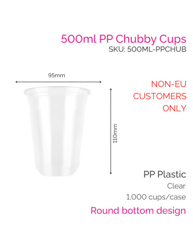 Boba Box 500ml Chubby Cup