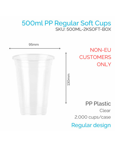 500ml Soft Cups - Boba Box Ltd
