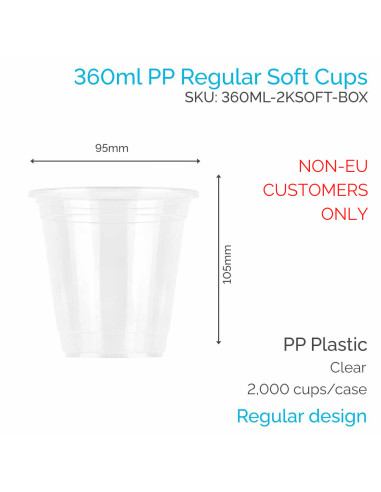 360ml Soft Cups - Boba Box Ltd