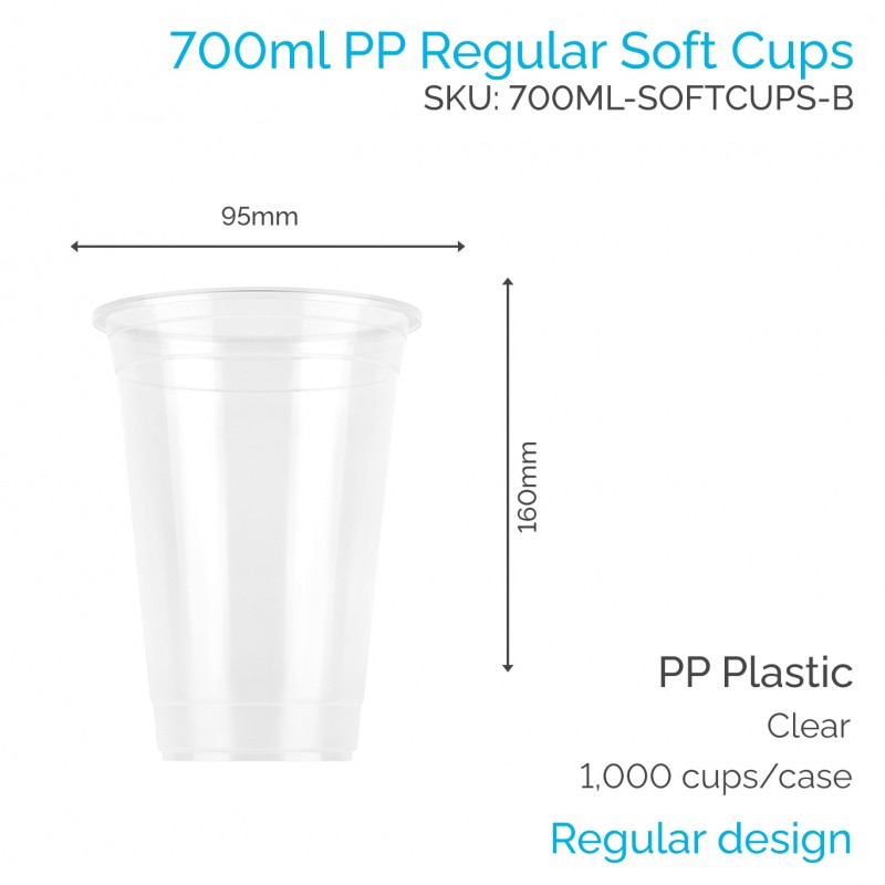 700ml Soft Cups (100 Cups)