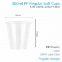 360ml Soft Cups (100 Cups)