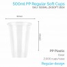 500ml Soft Cups (100 Cups)